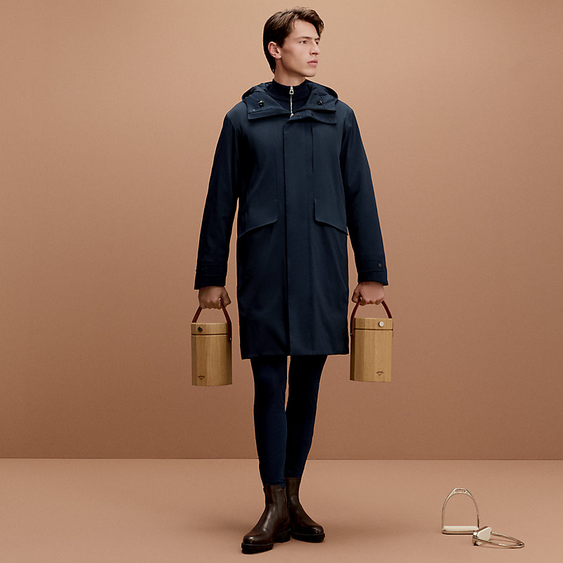 ロングブルゾン 《カネマラ》 - ベージュ | Hermès - エルメス-公式サイト